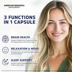 American Research Supplements cápsulas a detalle que muestran textura y fácil ingestión