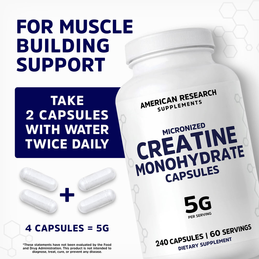 American Research Supplements cápsula en mano mostrando tamaño y facilidad