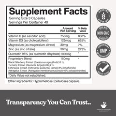 Detalle de la etiqueta American Standard con lista de ingredientes y certificaciones