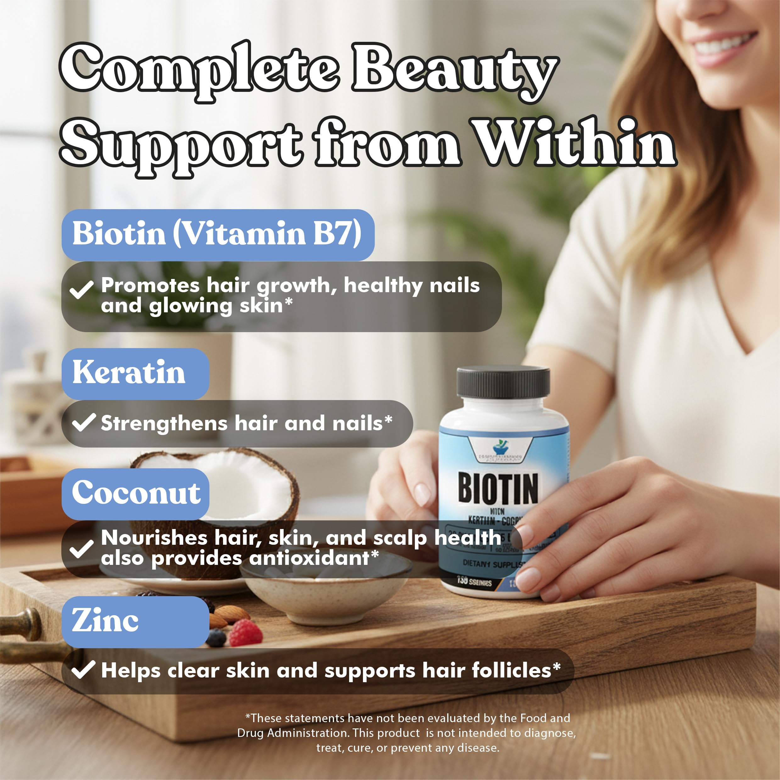 American Standard Supplements botella abierta con cápsulas listas para uso