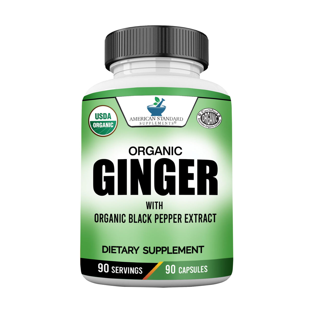 American Standard Supplements frasco frontal mostrando diseño y cantidad