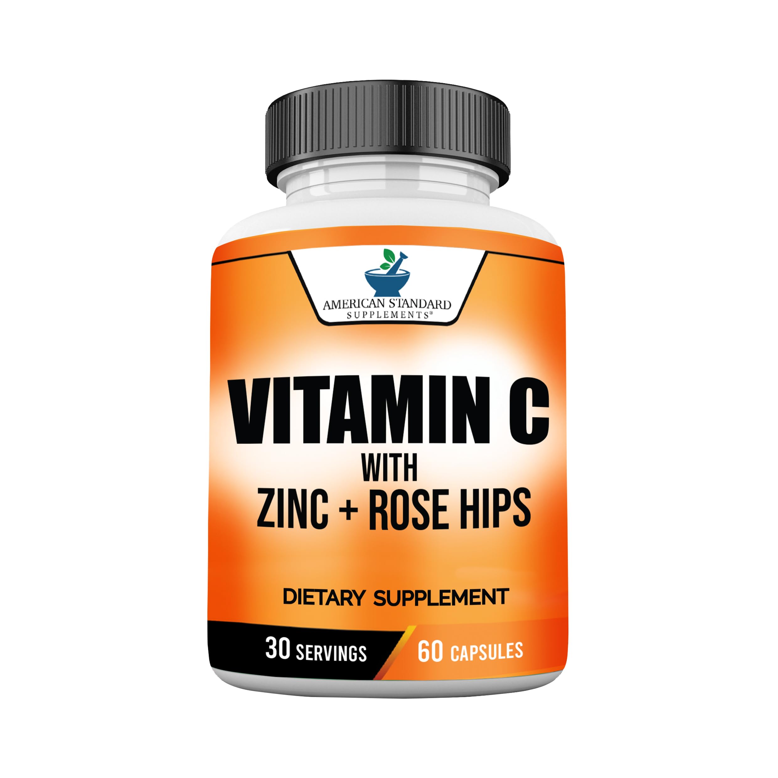 American Standard Supplements frasco frontal mostrando etiqueta clara y beneficios