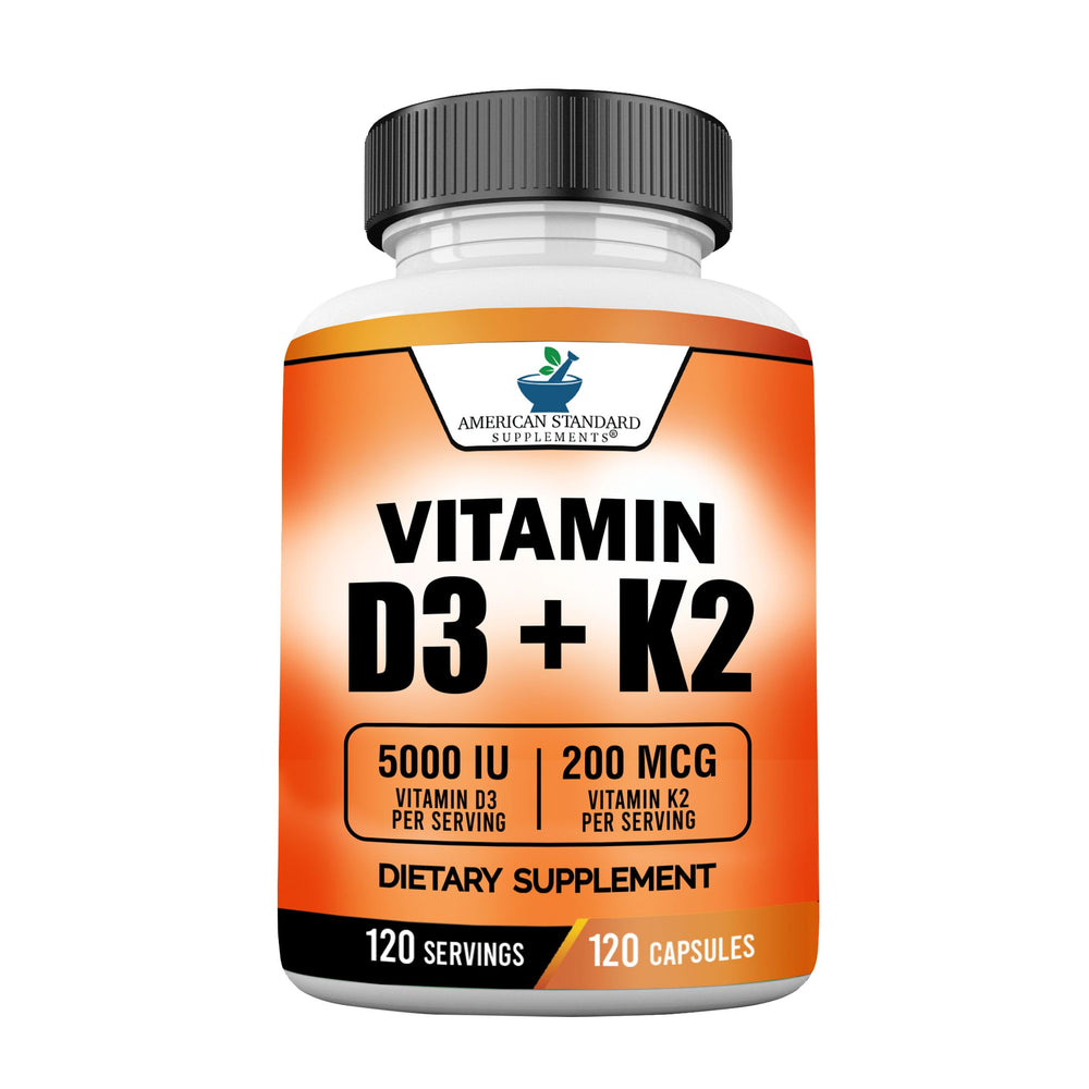 American Standard Supplements botella frontal mostrando 120 cápsulas y ventaja de 120 días