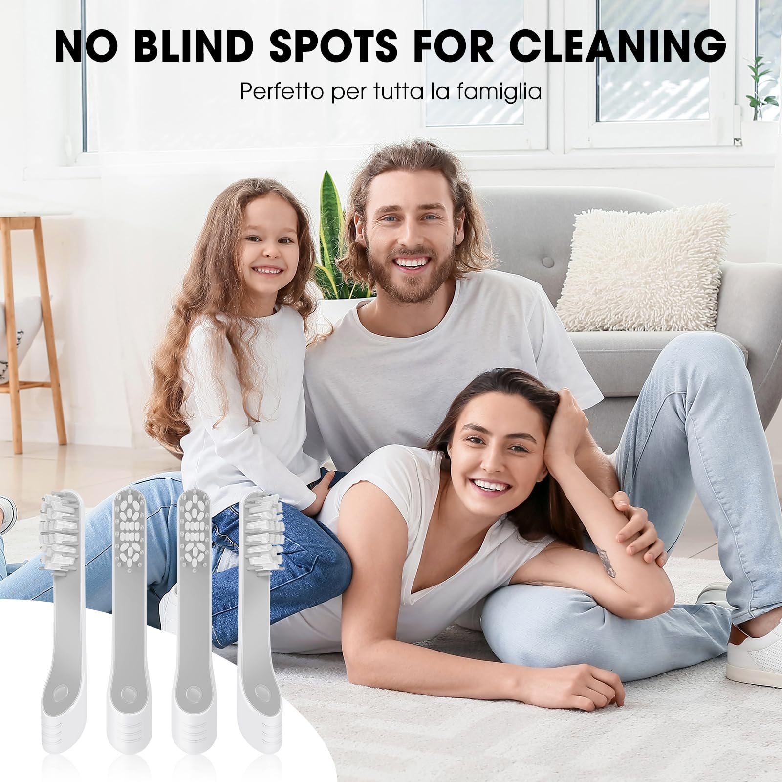 AMILKME ambiente de baño con cabezal, aspecto moderno y práctico