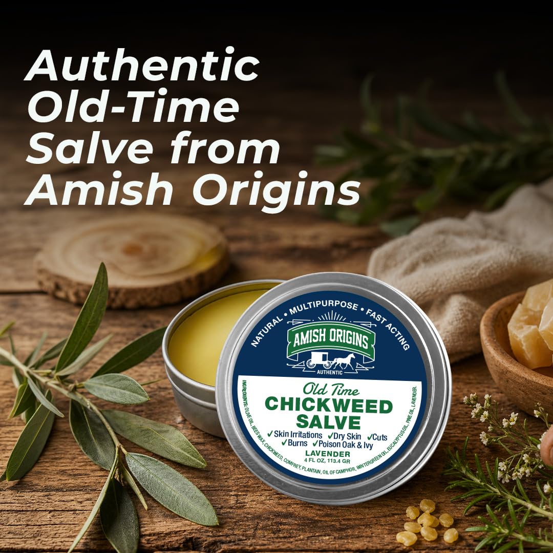 Amish Origins ingredientes secos como hierbas usados en la fórmula natural