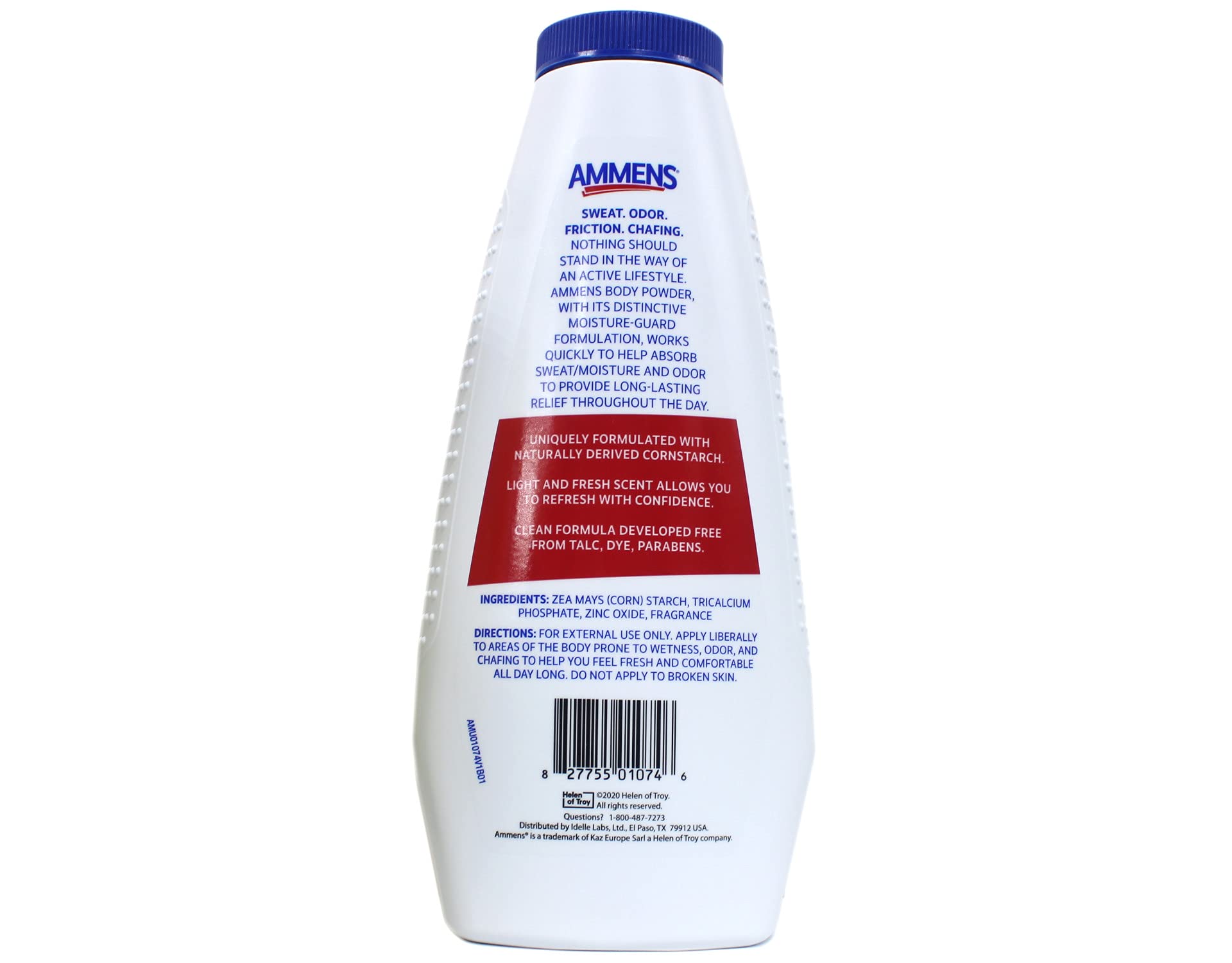 AMMENS aplicación en ingle para prevenir rozaduras y mantener piel seca