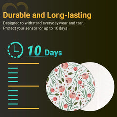 Amolyfe diseño floral impreso en parche, estilo discreto y atractivo
