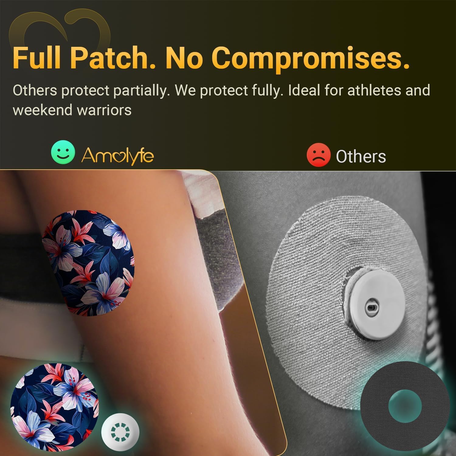 Amolyfe tapa dura detalle que amortigua golpes y protege sensor