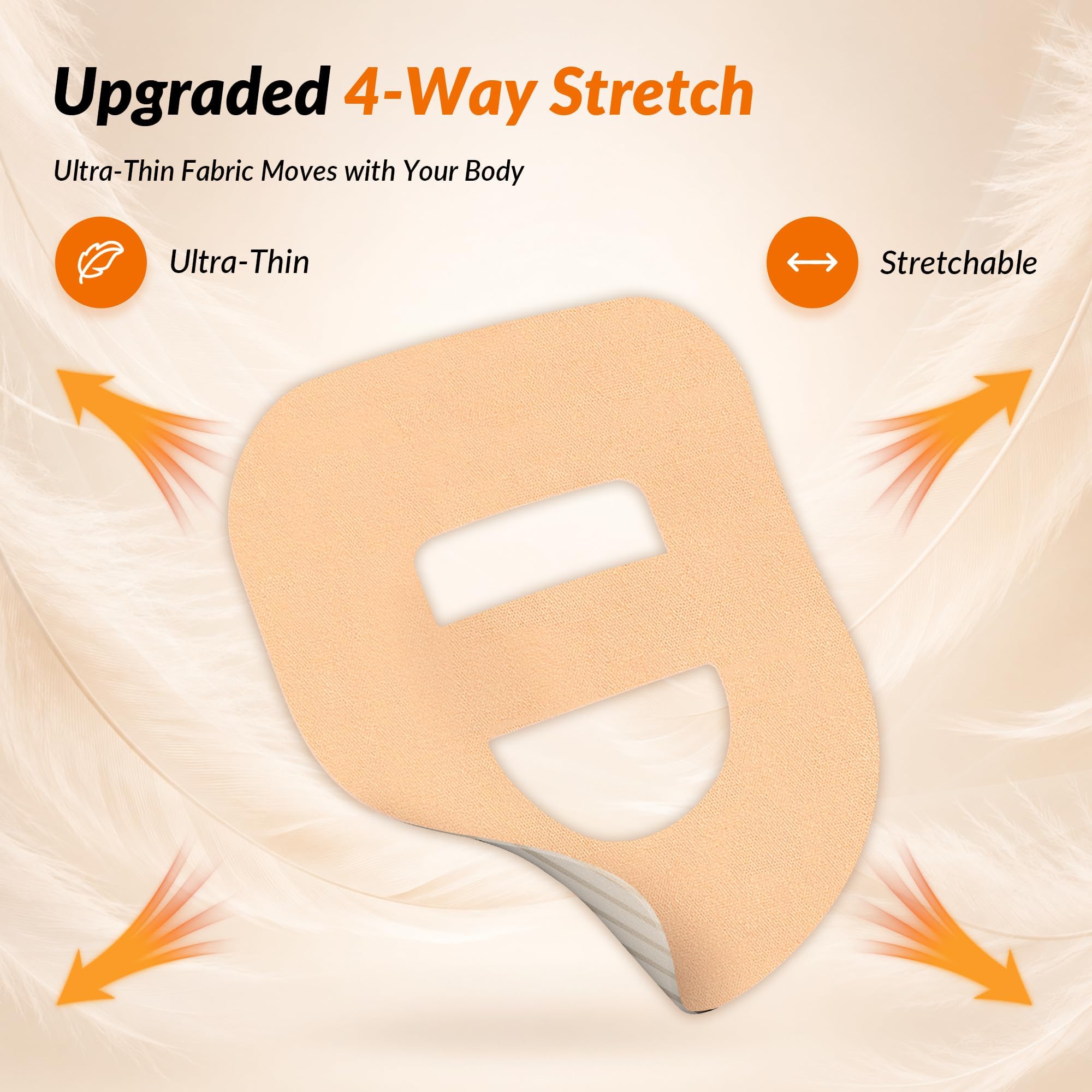 Amolyfe Omnipod 5 parche en brazo durante ejercicio, sujeción reforzada y discreta