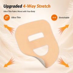 Amolyfe Omnipod 5 parche en brazo durante ejercicio, sujeción reforzada y discreta