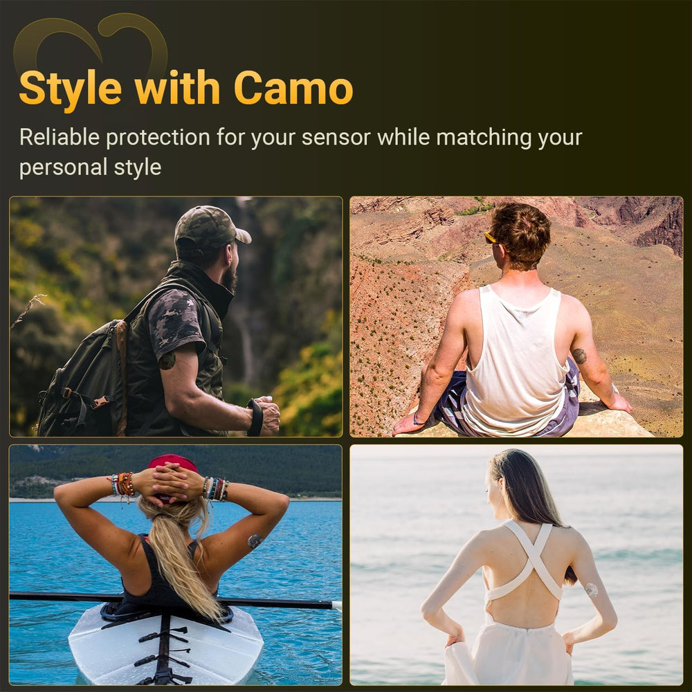 Amolyfe packaging abierto mostrando 20 parches y 2 capuchones