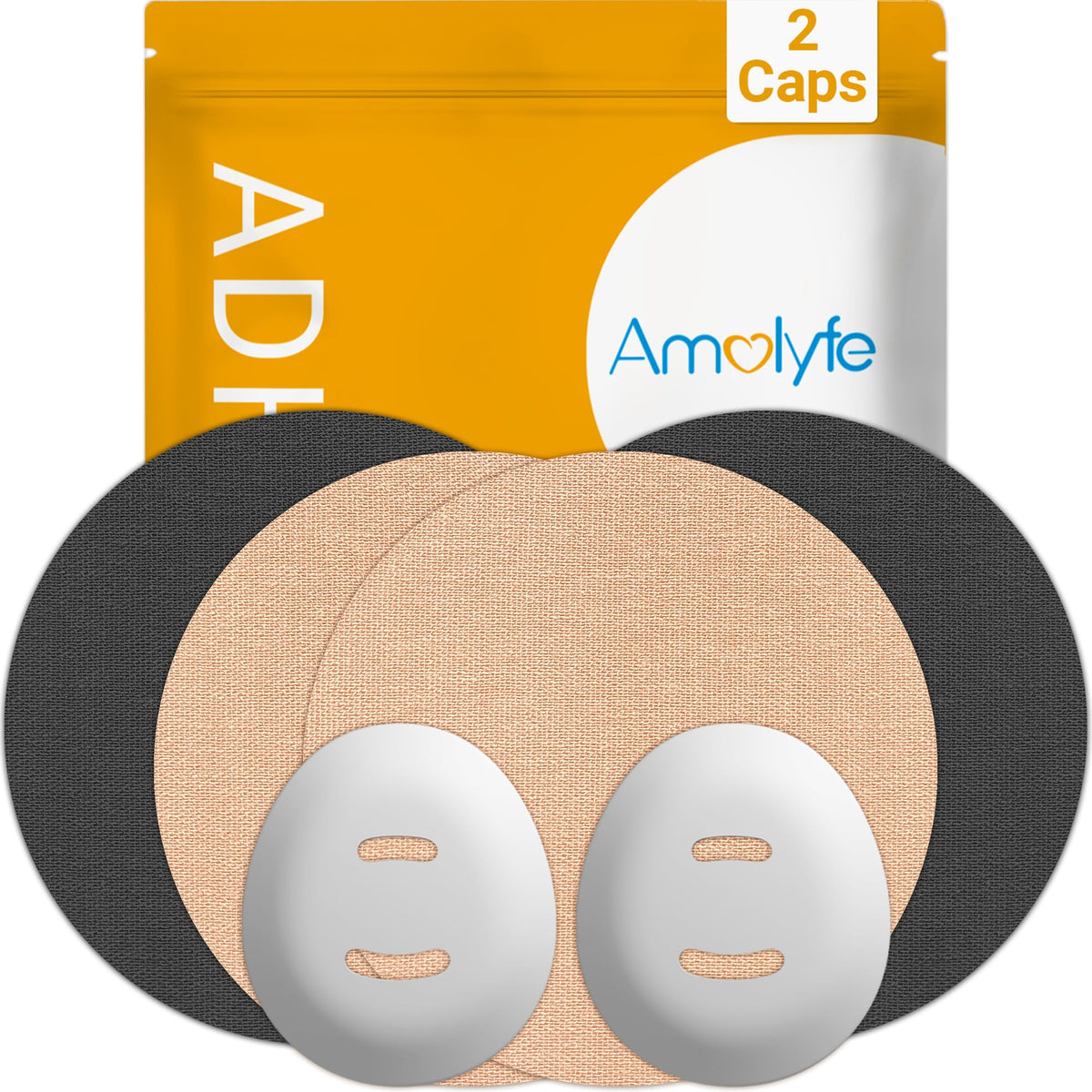 Amolyfe tapa frontal del pack para Dexcom G7, protección robusta
