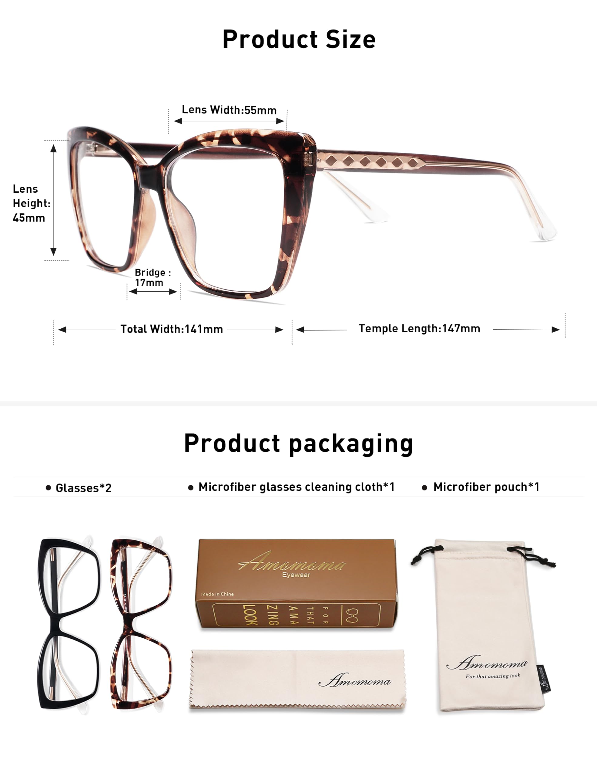 AMOMOMA gafas sobre escritorio junto a portátil, protegen frente a pantallas