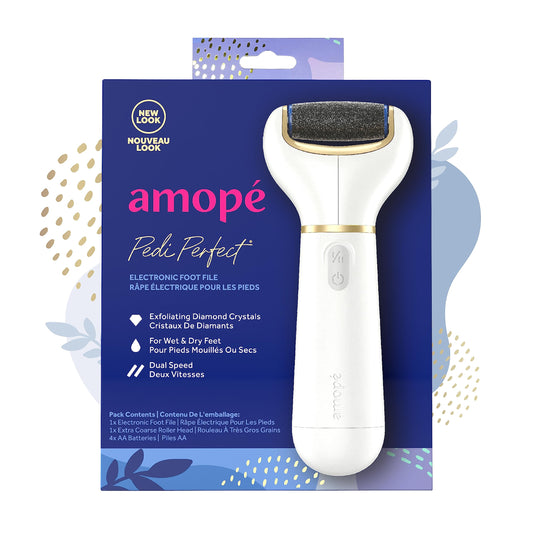 Amope lima eléctrica frontal mostrando diseño y facilidad de uso