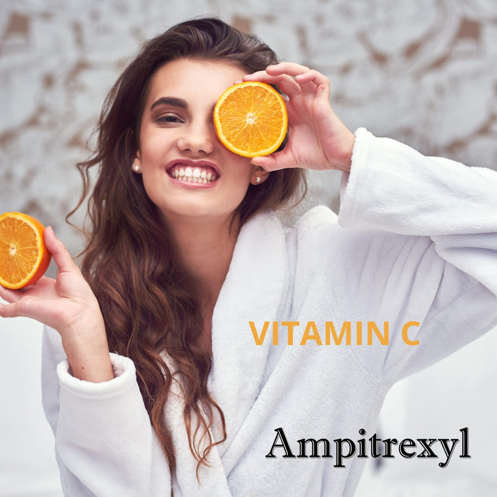 Ampitrexyl primer plano de una cápsula para ver textura y tamaño