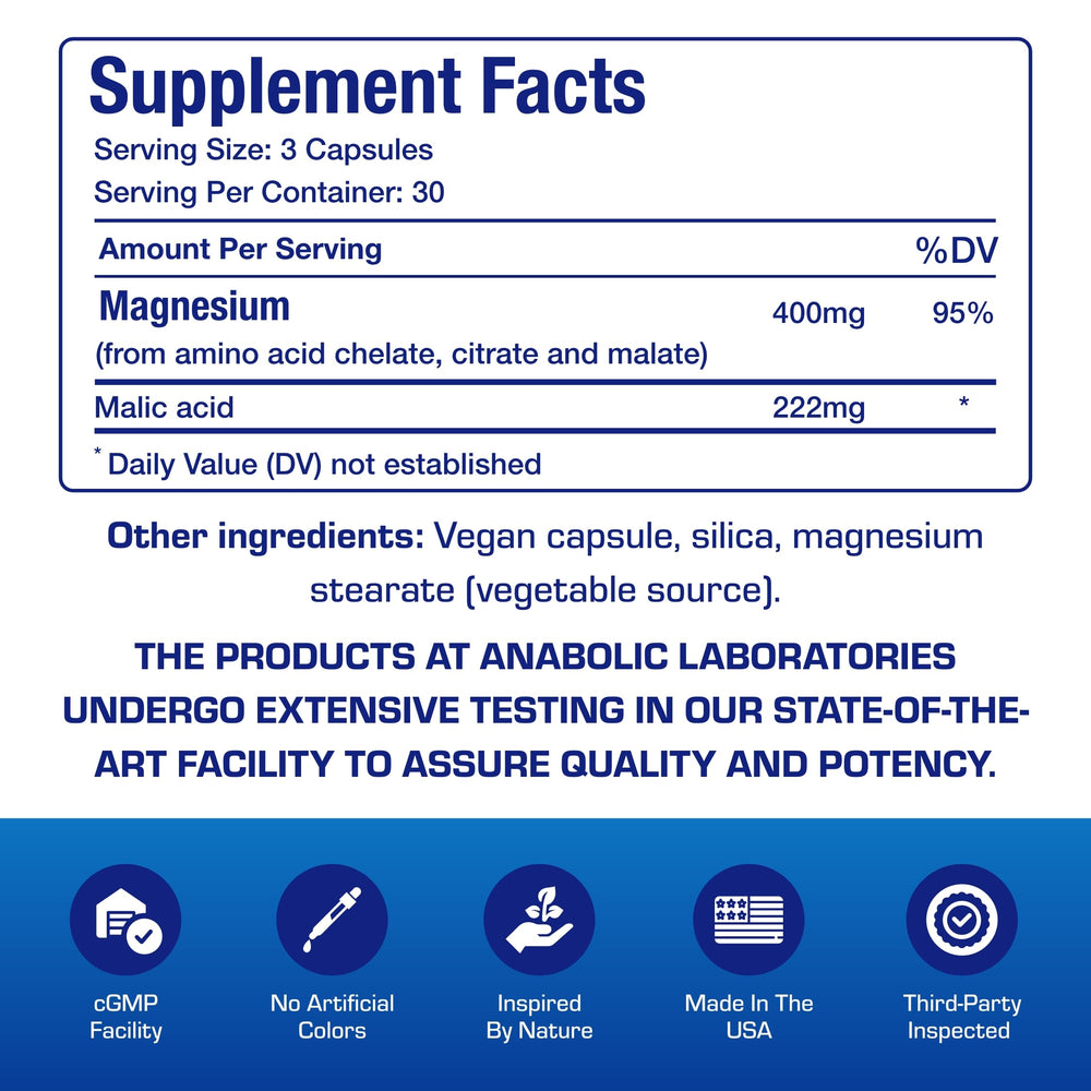 Anabolic Laboratories pastillas en mano demostrando tamaño y dosis fácil