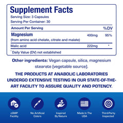Anabolic Laboratories pastillas en mano demostrando tamaño y dosis fácil