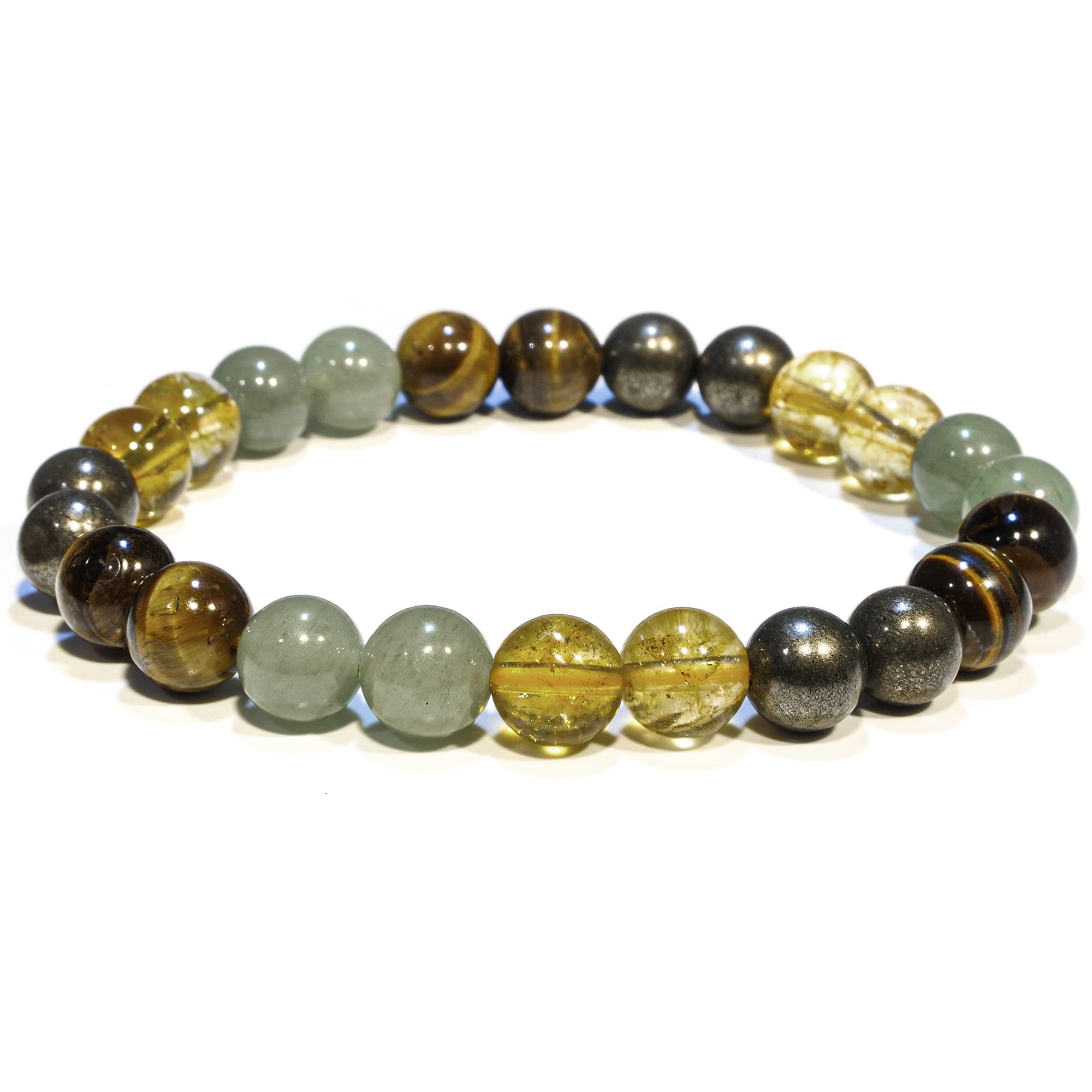 ANAYA AGATE pulseras en un entorno cotidiano mostrando combinación con ropa casual