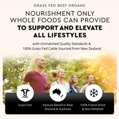 Ancestral Supplements órganos deshidratados exhibidos para verificar origen natural