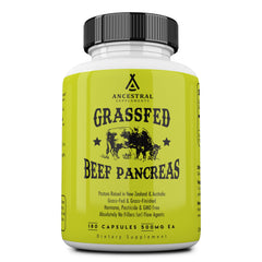 Ancestral Supplements frasco frontal mostrando etiqueta y beneficios visibles