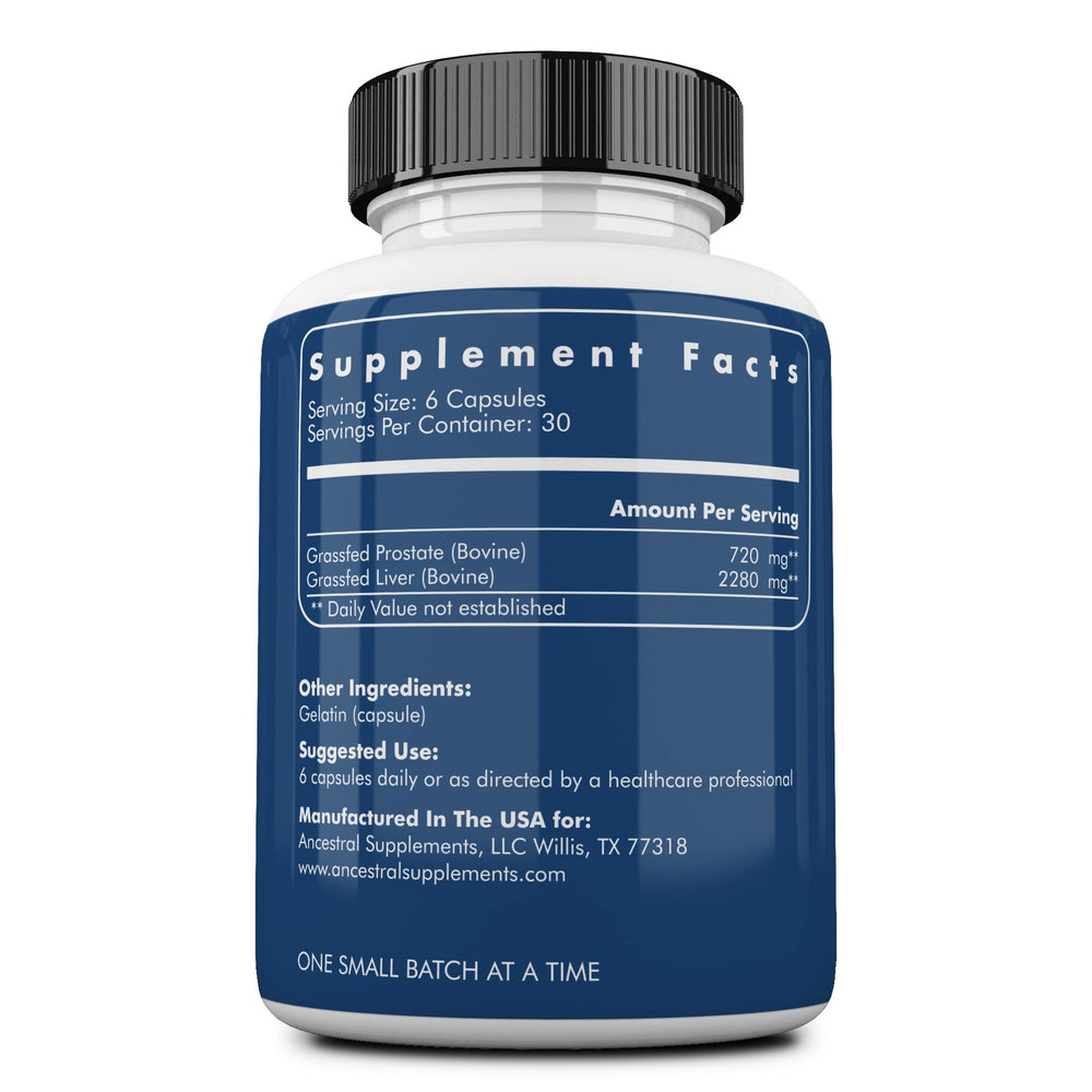 Ancestral Supplements cápsulas detalle de textura para fácil ingestión