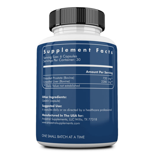 Ancestral Supplements cápsulas detalle de textura para fácil ingestión