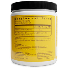 Ancestral Supplements textura en polvo fina para mezcla rápida y suave