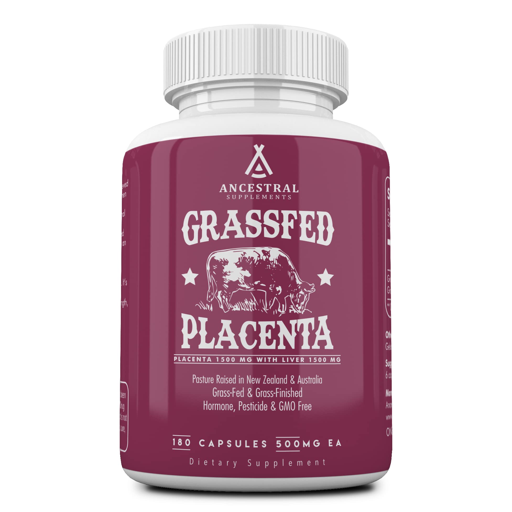 Ancestral Supplements paquete frontal mostrando etiqueta y beneficios visibles