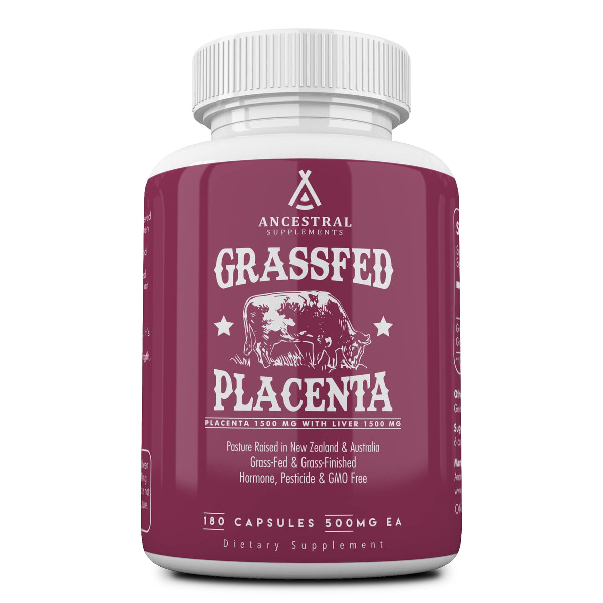 Ancestral Supplements paquete frontal mostrando etiqueta y beneficios visibles