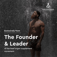 Ancestral Supplements vacas en pastura representando origen grass fed