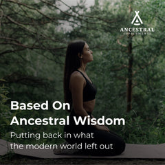 Ancestral Supplements envase en cocina sugiere uso diario conveniente