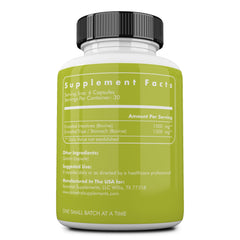 Ancestral Supplements primer plano del polvo de intestinos, muestra pureza y textura