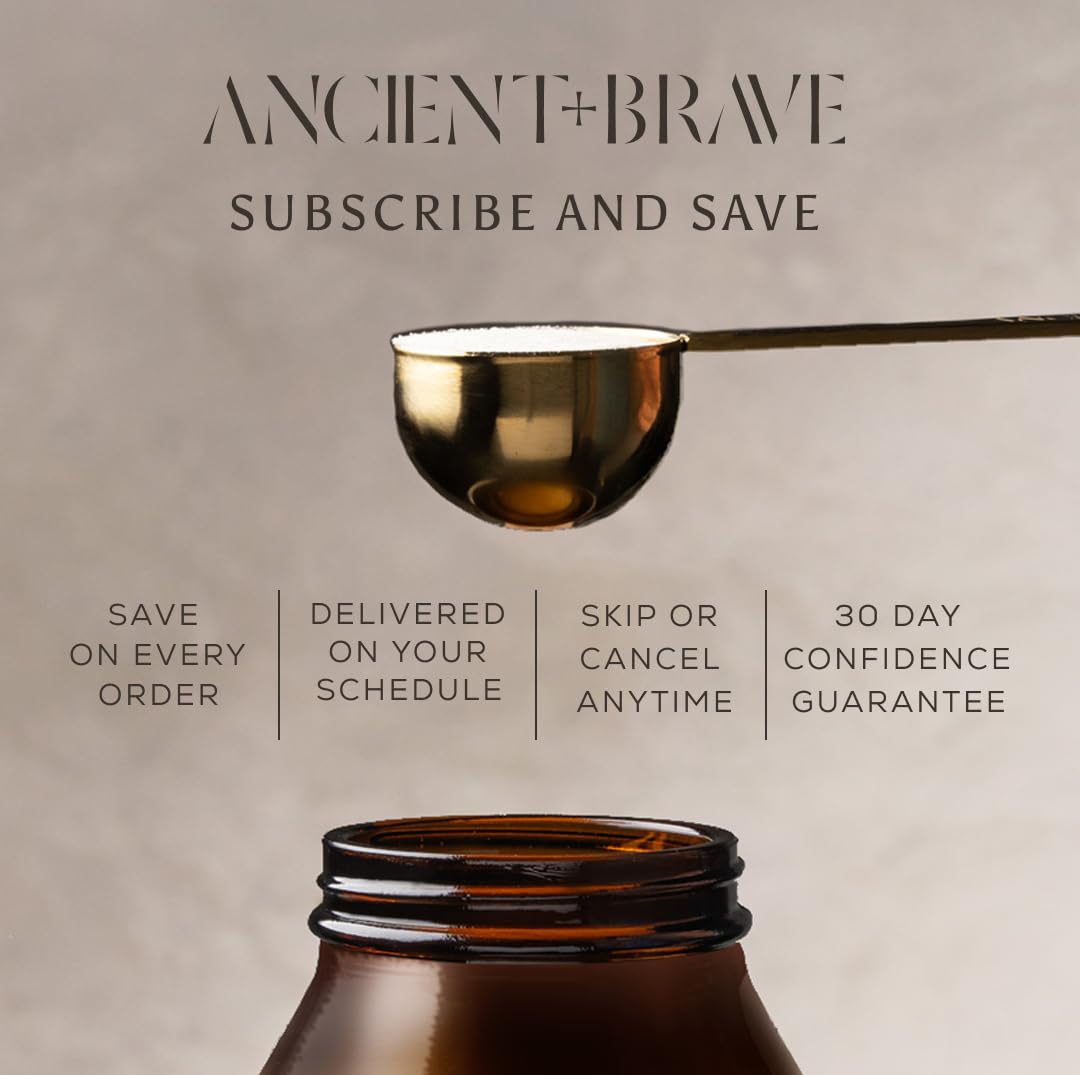 Ancient + Brave comparación de tamaño en manos para visualizar 7.05 oz y porciones