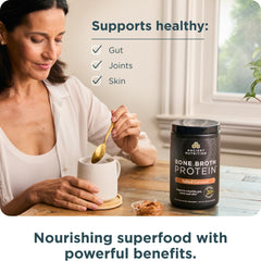 Ancient Nutrition batido de desayuno con polvo, aporte proteico práctico