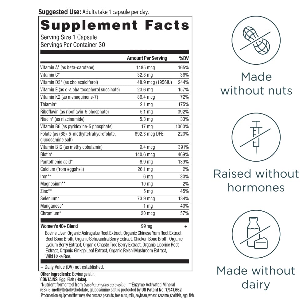 Ancient Nutrition cápsula en mano demostrando dosis diaria y facilidad de uso