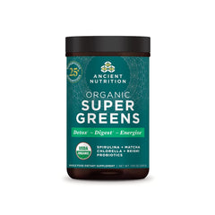 Ancient Nutrition envase frontal mostrando la marca y beneficios
