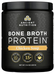 Ancient Nutrition etiqueta nutricional detallada, transparencia en ingredientes y valores