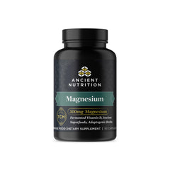 Ancient Nutrition frente del empaque mostrando la fórmula y beneficio de calma