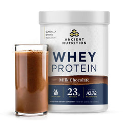 Ancient Nutrition envase frontal mostrando etiqueta y beneficios