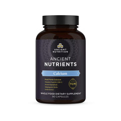 Ancient Nutrition envase frontal mostrando nombre y beneficio óseo
