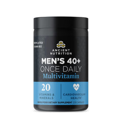 Ancient Nutrition envase frontal mostrando el producto y beneficios visibles