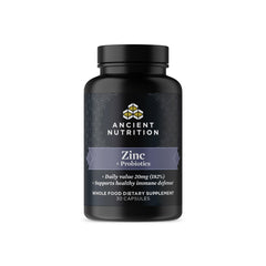 Ancient Nutrition envase frontal mostrando sello de fórmula limpia y beneficio inmune