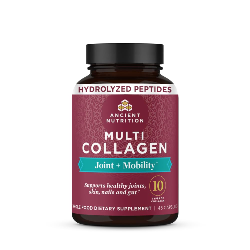 Ancient Nutrition envase frontal mostrando la marca y beneficio articular