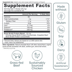 Ancient Nutrition ingredientes grass-fed que resaltan origen y calidad