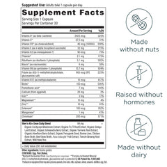 Ancient Nutrition ingredientes: fenogreco y cordyceps, soporte botánico