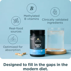 Ancient Nutrition primer plano de cápsula para apreciar textura y origen natural