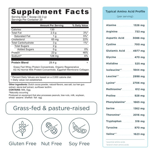 Ancient Nutrition polvo textura fina para mezclas fáciles y suaves