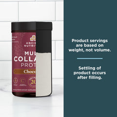 Ancient Nutrition polvo mezclado en café casero para energía matutina