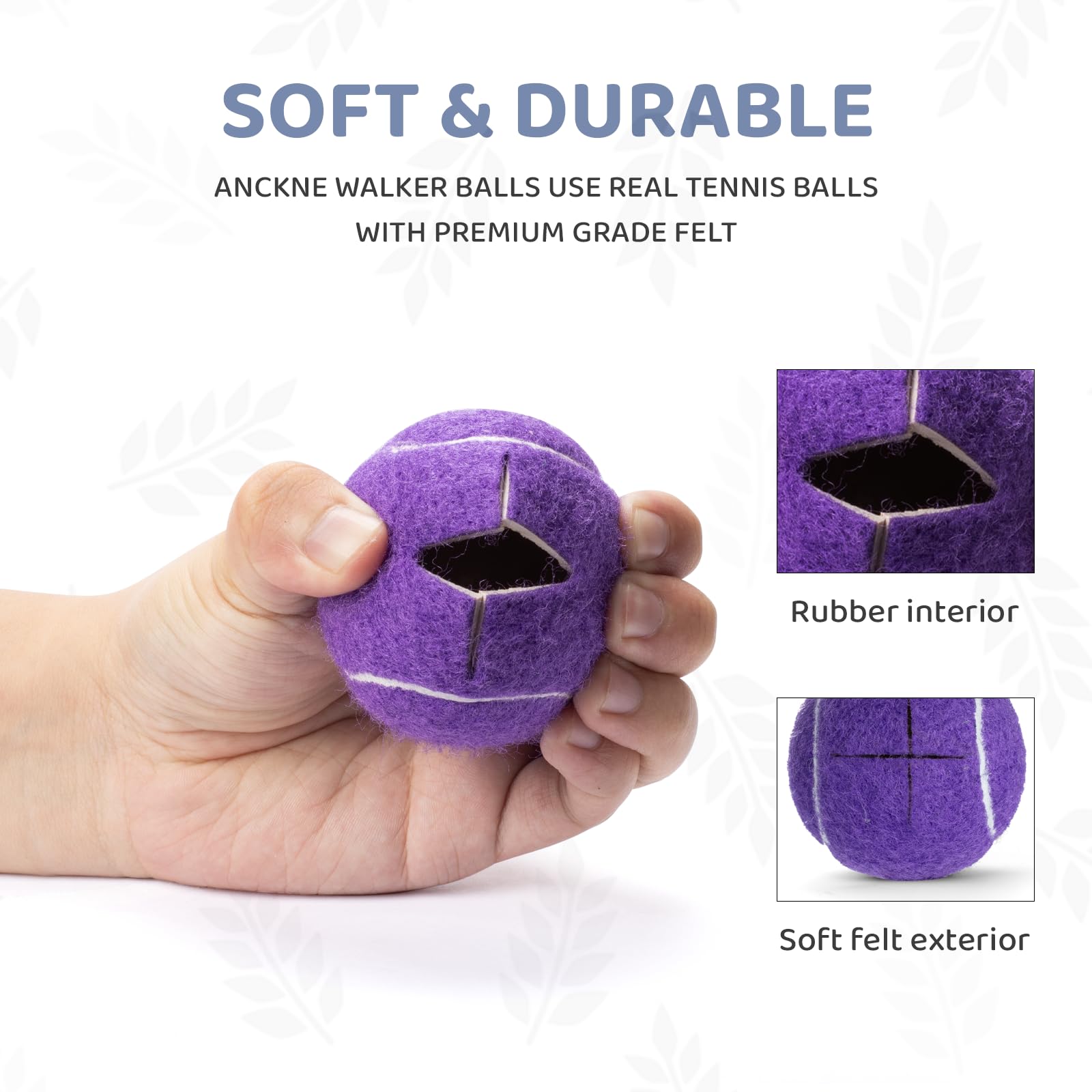 ANCKNE funda junto a una mano para comparar tamaño y facilitar instalación rápida