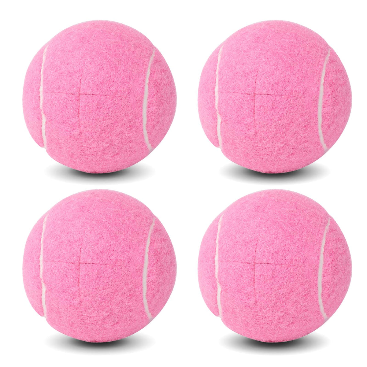 ANCKNE paquete frontal con 4 pelotas rosa que protegen suelos
